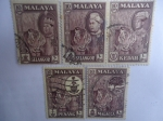 Stamps Malaysia -  Sellos de Malacia - Tiger-Tigre (Panthera tigris)