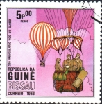 Sellos del Mundo : Africa : Guinea_Bissau : 200th  ANIVERSARIO  DEL  GLOBO.  GLOBO  TRIPULADO.