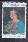 Stamps Australia -  ISABEL II