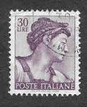 Stamps Italy -  819 - Escultura de Miguel Ángel