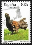 Stamps Spain -  Fauna - Urogallo