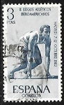 Stamps Spain -  Juegos atléticos latinoamericanos - Atletismo
