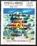 Stamps Honduras -  SOBREIMPRESIÓN.  RESCATE  DEL  APOLO  XIII.  MÓDULO  DE  EXCURSIÓN  LUNAR  DESPEGANDO  DE LA LUNA.