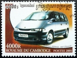 Sellos de Asia - Camboya -  Carros