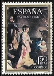 Stamps Spain -  Navidad 1968 - Nacimiento - Barocci