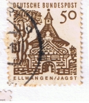 Sellos de Europa - Alemania -  ELLWANGEN / JAGST 2