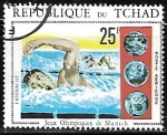 Sellos de Africa - Chad -  Juegos Olimpicos de Munich - Natación 