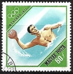 Stamps Hungary -  Munich 1972 - Water-polo