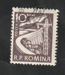 Stamps Romania -  1692 - Estación hidroeléctrica