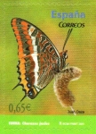 Stamps Spain -  MARIPOSAS.  CHARAXES  JASIUS.