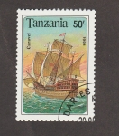 Stamps Tanzania -  Caravela