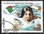 Sellos de America - Nicaragua -  14th Juegos centroamericanos y del Caribe - Natación 