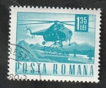 Sellos de Europa - Rumania -  2355 - Helicóptero