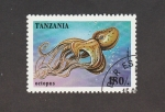 Stamps Tanzania -  Pulpo