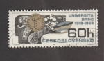 Stamps Czechoslovakia -  50 Aniv. de la Universidad de Brno