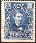 Stamps Honduras -  PRESIDENTE  JOSÉ  MARÍA  MEDINA