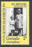 Stamps Grenada -  749 - LX Cumpleaños de Isabel II de Inglaterra