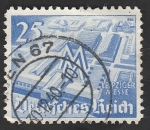 Stamps Germany -  Reich - 666 - Vista aérea de la feria de Leipzig