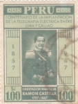 Stamps Peru -  MARISCAL FRAMÓN CASTILLA