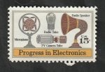 Stamps United States -  996 - Desarrollo de la electrónica, micro, t.v., radio