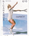 Sellos de America - Nicaragua -  Martina Navratilova