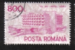 Sellos de Europa - Rumania -  Hoteles, Hotel Gorj, Tirgu Jiu