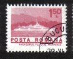 Stamps Romania -  Definitivos - Buques, buque de pasajeros del Danubio 