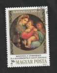 Stamps Hungary -  2856 - 500 Anivº del nacimiento de Raphael