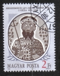 Sellos de Europa - Hungra -  Reyes de Hungría (1986-88), Géza I (1074-1077)