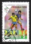 Stamps Hungary -  FIFA World Cup 1990 - Italy