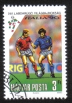 Stamps Hungary -  FIFA World Cup 1990 - Italy