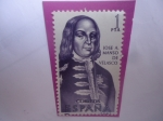 Stamps Spain -  Ed:1752 - José A. Manso de Velasco (1588-1767) - Serie:Exploradores y Colonizadores de América.