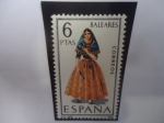 Stamps Spain -  Ed:1773-Costumbres Regionales-BALEARES- Serie:Trajes Regionales.