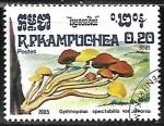 Sellos de Asia - Camboya -  Setas - Gymnopilus spectabilis var. Junonina