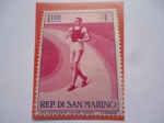 Sellos del Mundo : Europe : San_Marino : Trote-Maratón - Rep. Di San Marino - Pro Sport 2nd set- Eventos Deportivos.