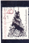 Stamps Germany -   Silueta (tapicería Dora Brandenburg)