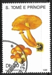 Stamps So Tom and Prncipe -  Setas - Pholiota spectabilis