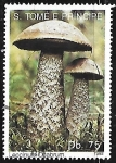 Stamps So Tom and Prncipe -  Setas - Leccinum ocabrum