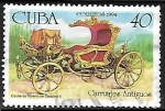 Sellos de America - Cuba -  Carruajes antiguos - Coche verano Catalina II