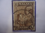 Sellos del Mundo : Asia : Malaysia : KEDAH - Sultán: Abdul Halim (1842-1918). (Ultimo Sultán del régimen Otomano))