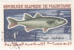 Sellos de Africa - Mauritania -  PEZ- mugil cephalus