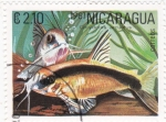 Stamps Nicaragua -  PEZ-corydoras arcuatus