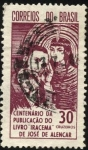 Stamps Brazil -  100 años de la publicación del libro IRACEMA  de JOSÉ DE ALENCAR.