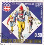 Sellos de Africa - Guinea Ecuatorial -  OLIMPIADA INNSBRUCK,76