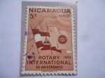 Sellos de America - Nicaragua -  Rotary Internacioinal- 50 Aniversario (1905-1955)