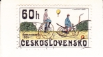 Stamps Czechoslovakia -  BICICLETAS 1886