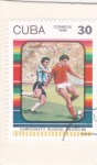 Stamps Cuba -  CAMPEONATO MUNDIAL MEXICO'86