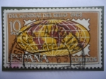 Stamps Spain -  Ed: 1511 - Día Mundial del Sello 1963 - Emblema