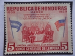 Stamps Honduras -  Conmemorativa del  CL Aniversario del Nacimiento de Lincoln-150 Años del Nacimiento de Lincoln (1809