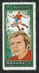 Stamps United Arab Emirates -  70 - Bobby Moore (Inglaterra)